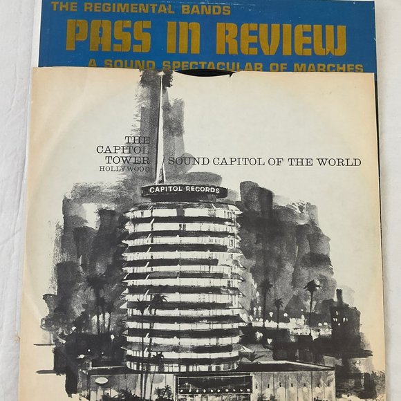 The Regimental Bands: Pass In Review Vintage Vinyl Record - Picture 6 of 11